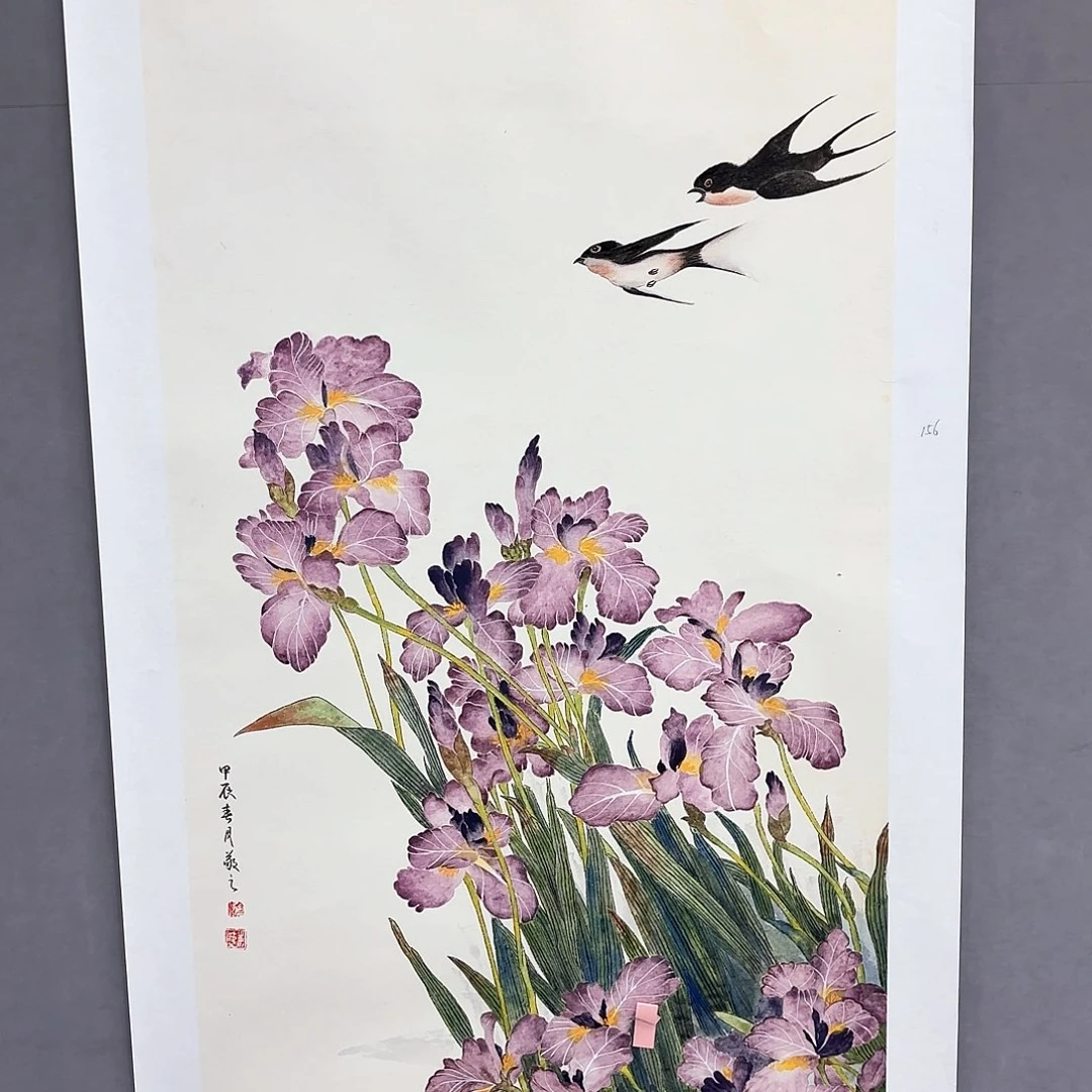 国画艺术家真人手绘