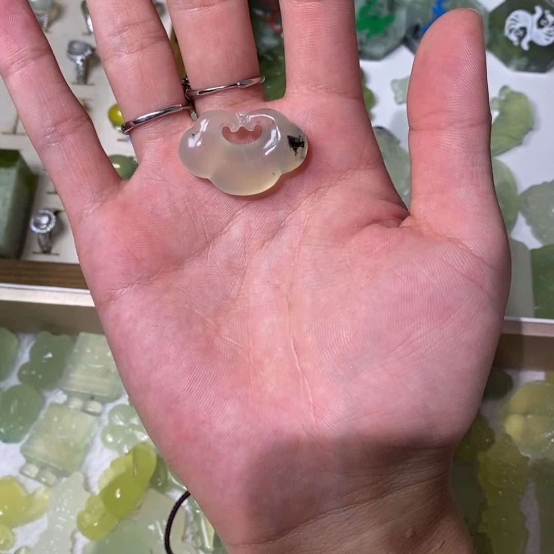 岫玉未镶嵌吊坠(不含链)两单包邮