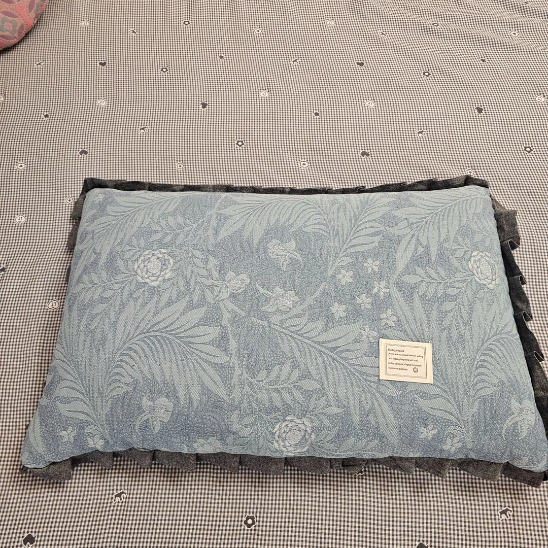 【海洋之叶】双层纱荞麦枕（40*60cm）