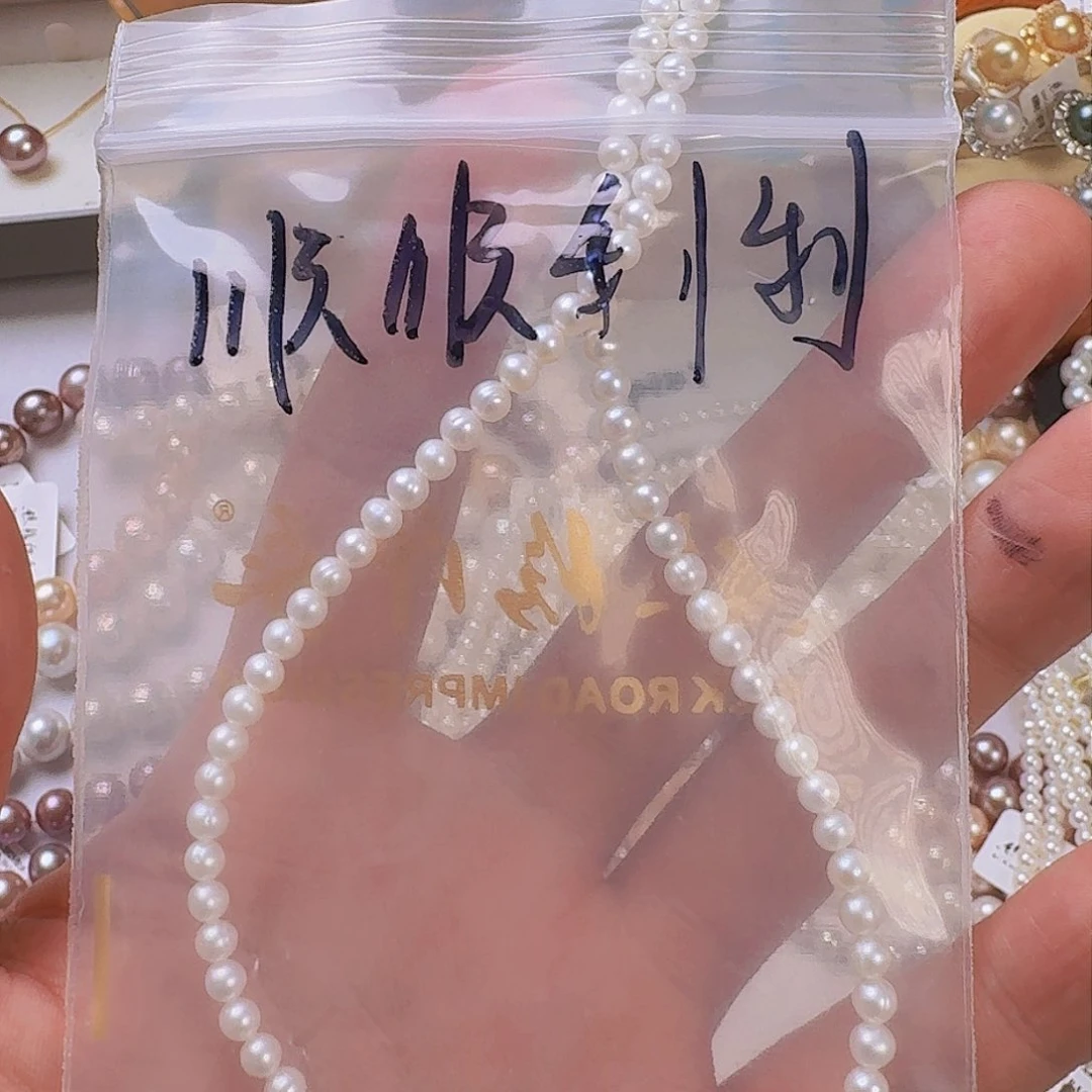 淡水珍珠颈饰合金顺***?
