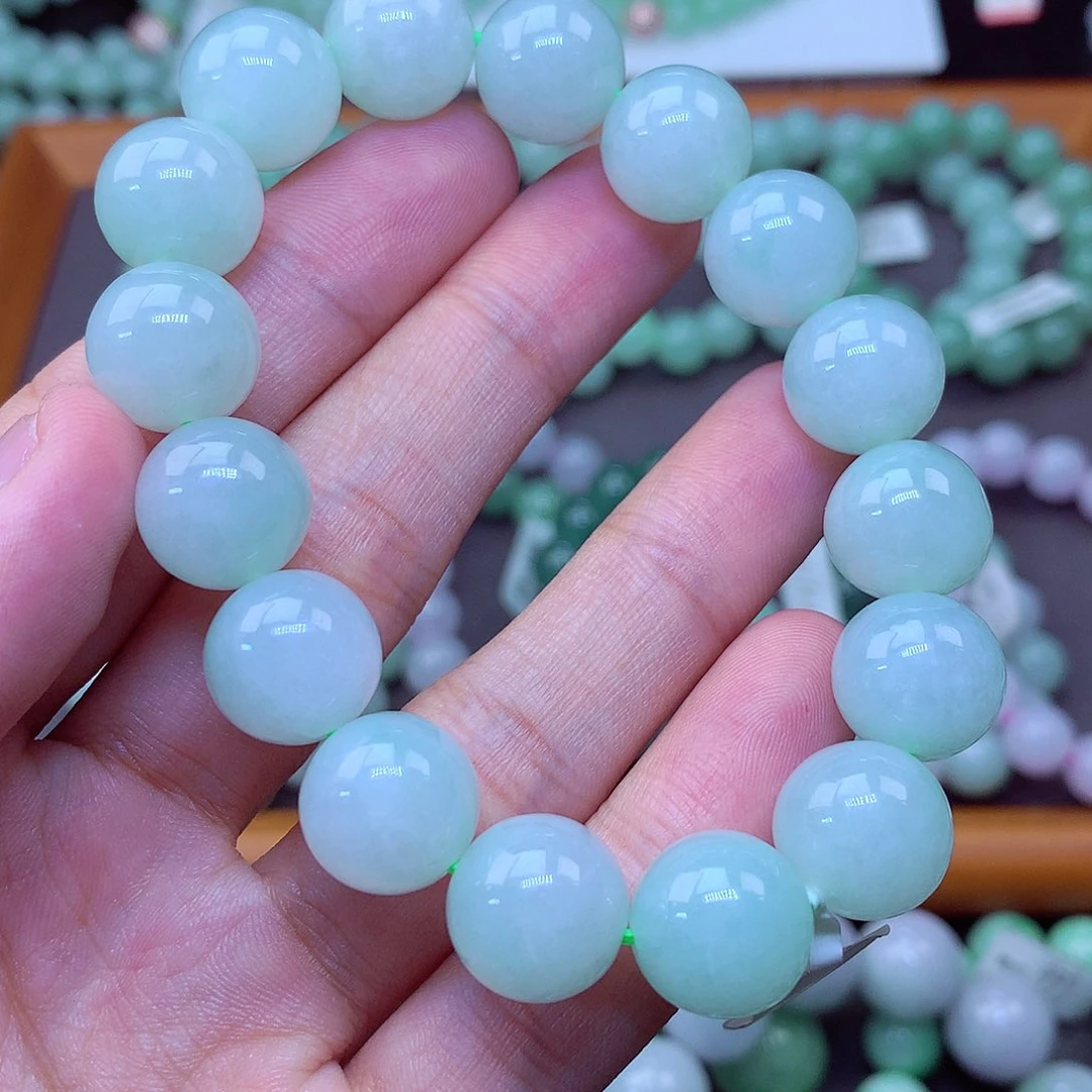 翡翠未镶嵌毛衣链