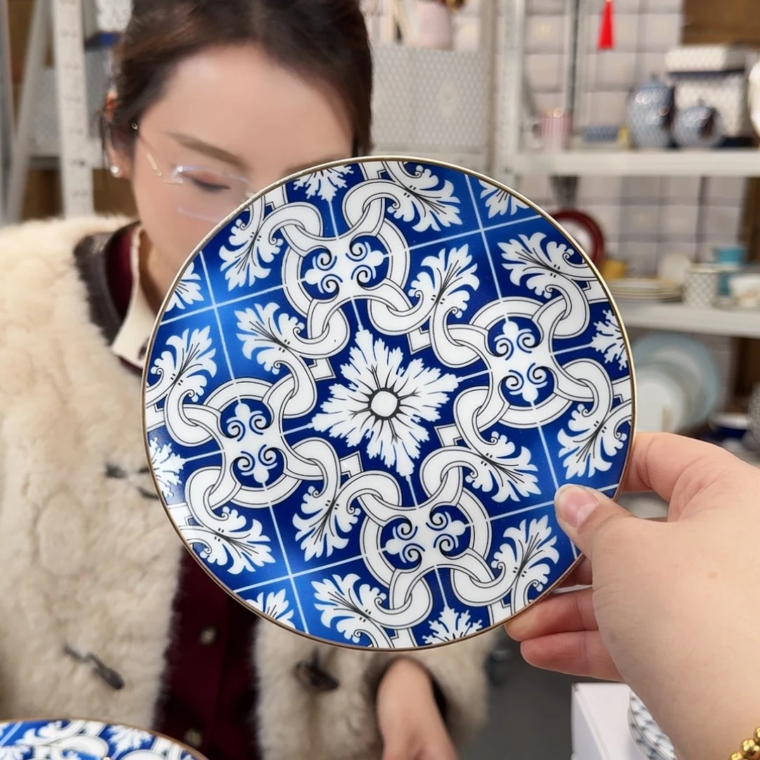 骨瓷高骨6.5英寸盘16cm一个