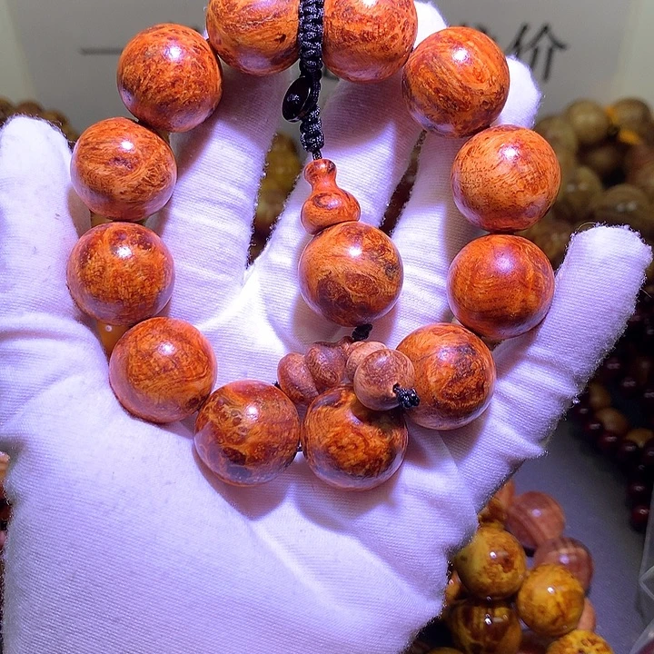 缘***份松木（琥珀木）手串/手链2.0 留疤原生态