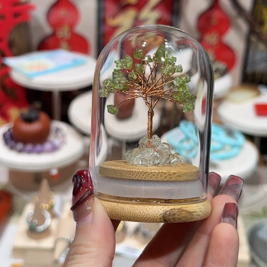 水晶珠宝半成品未镶嵌摆件