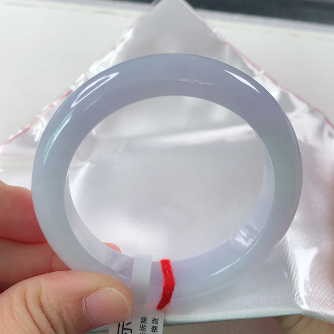 未镶嵌手镯翡翠粉紫色262