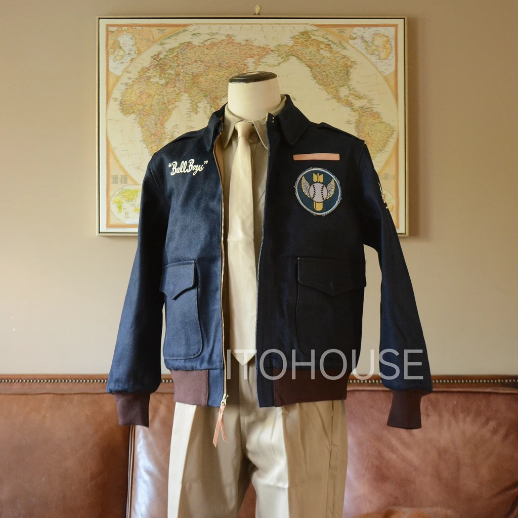 ITOHOUSE出品 空战群英系170Z原色丹宁A-2夹克