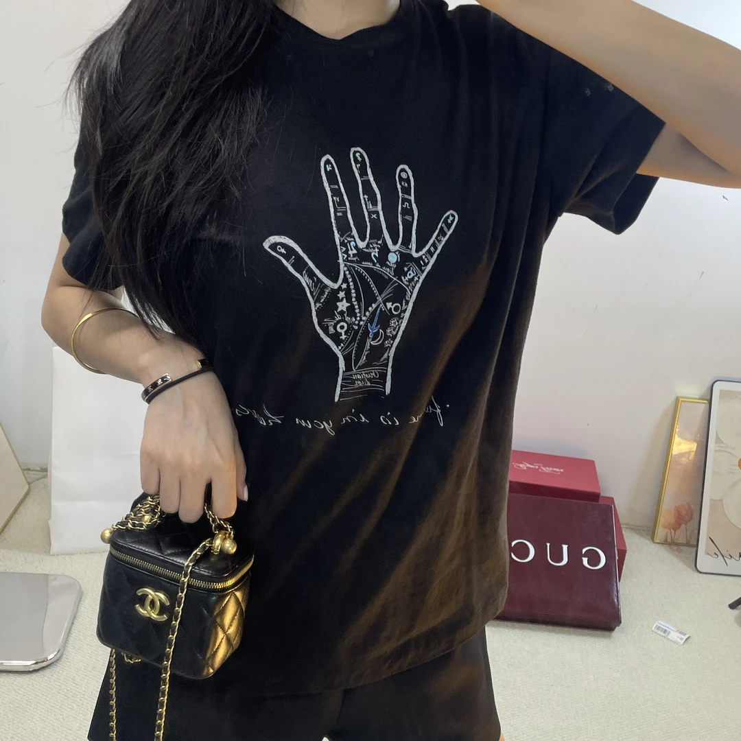 未使用 DIOR/迪奥 Dior 黑色 短袖 全新 S码 JA057