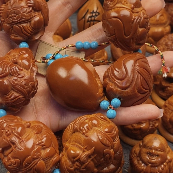 手串/手链橄榄核海*财神手串