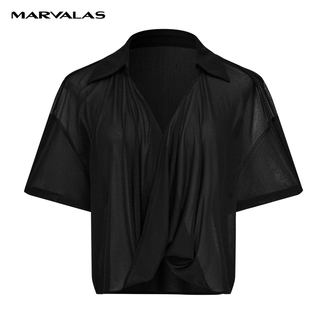 【籽言专属】M314104400曼德诗廓形小衫春夏百搭衬衫微胖遮肉上衣