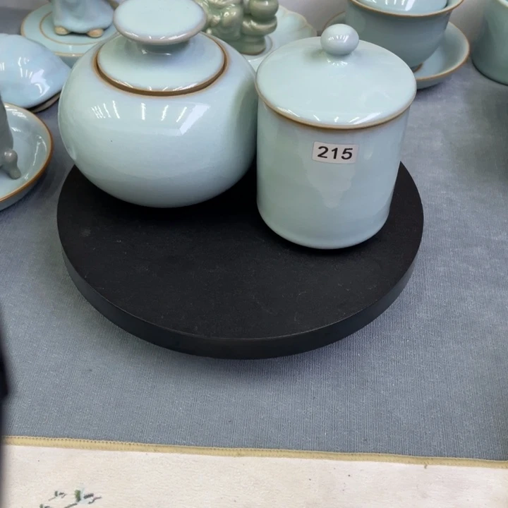 黝***）杯子微瑕两个茶叶罐