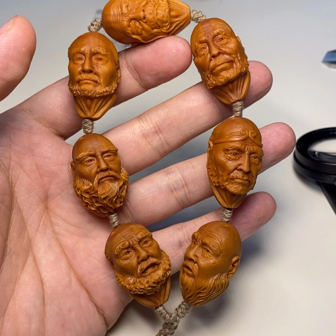 手串/手链橄榄核大**沙七星罗汉