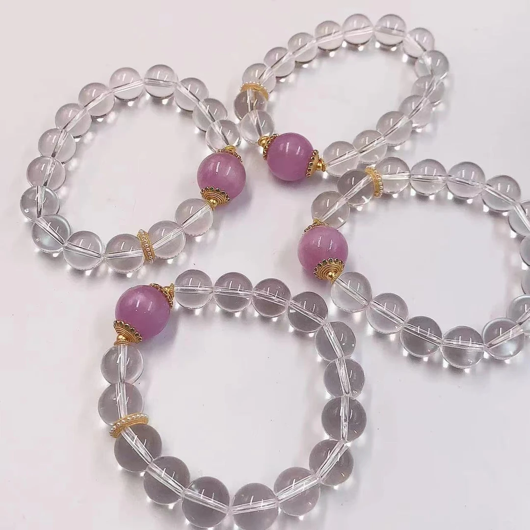 白水晶手串干净无暇多样性发货一件