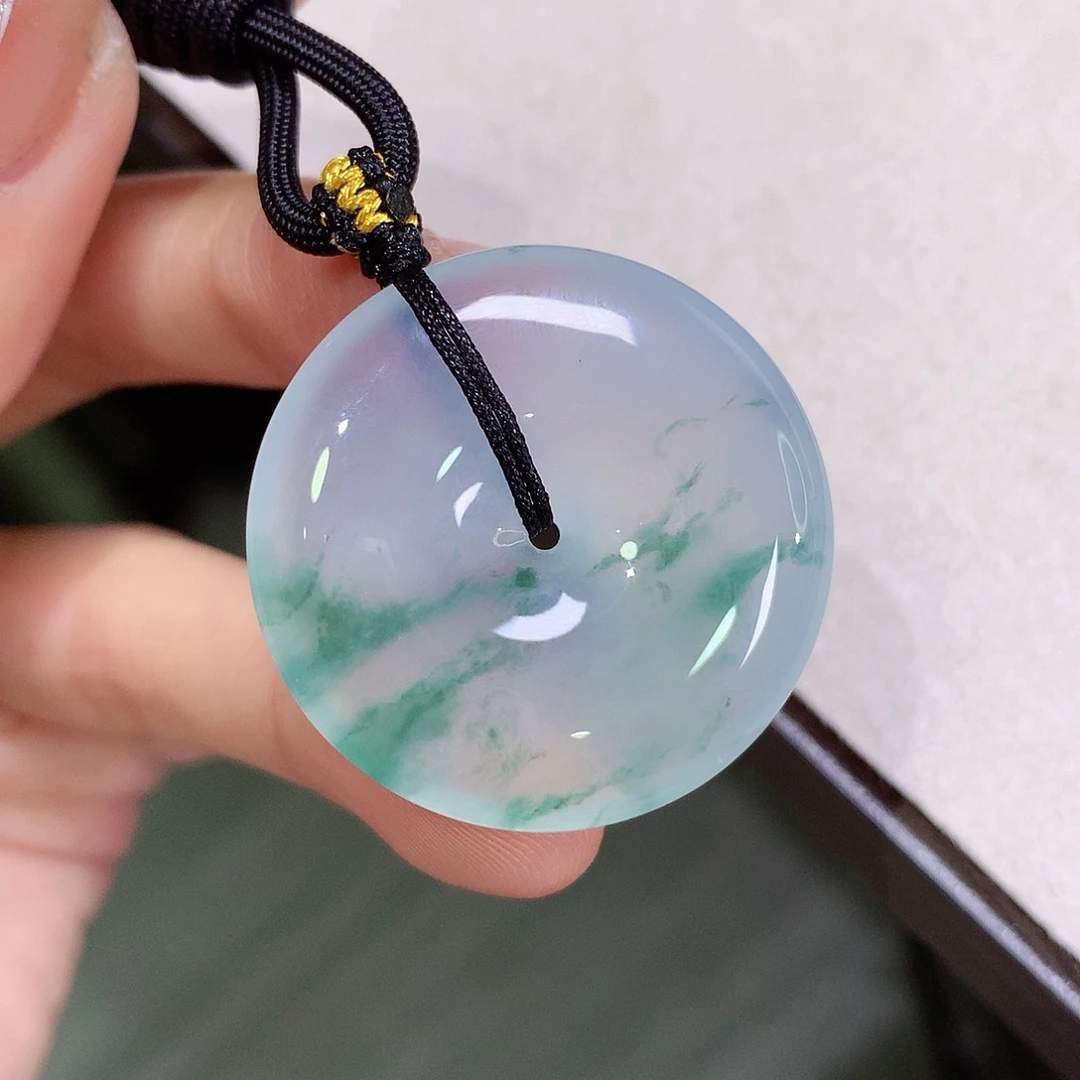 翡翠未镶嵌颈饰31.4-5.9