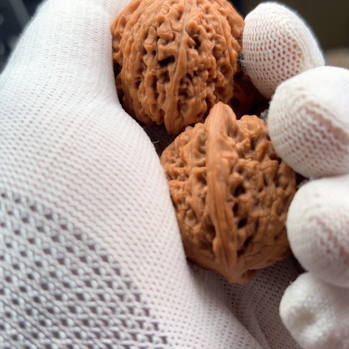 文玩核桃把件梁*L密纹305