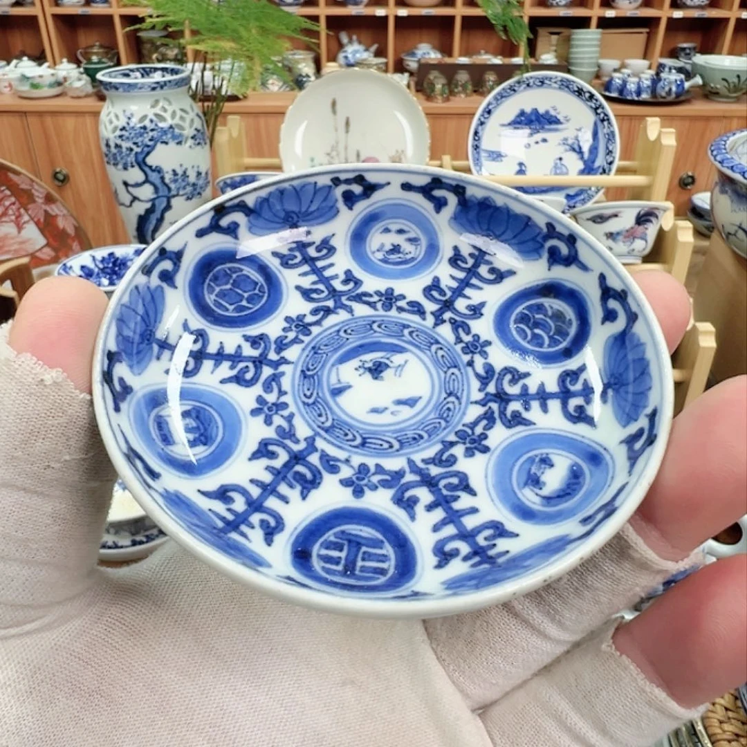 柴窑茶具茶壶茶杯盘子