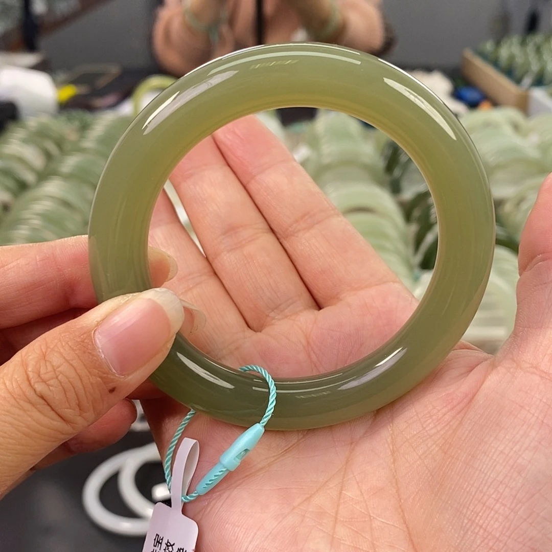 和田玉和田玉手镯57.58未镶嵌