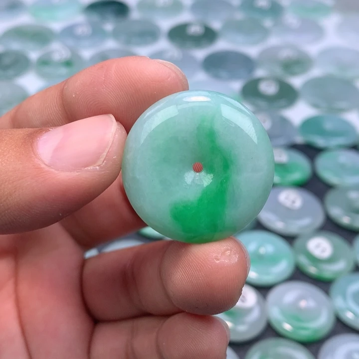 翡翠未镶嵌颈饰缅甸天然A货翡翠29.6-6.0