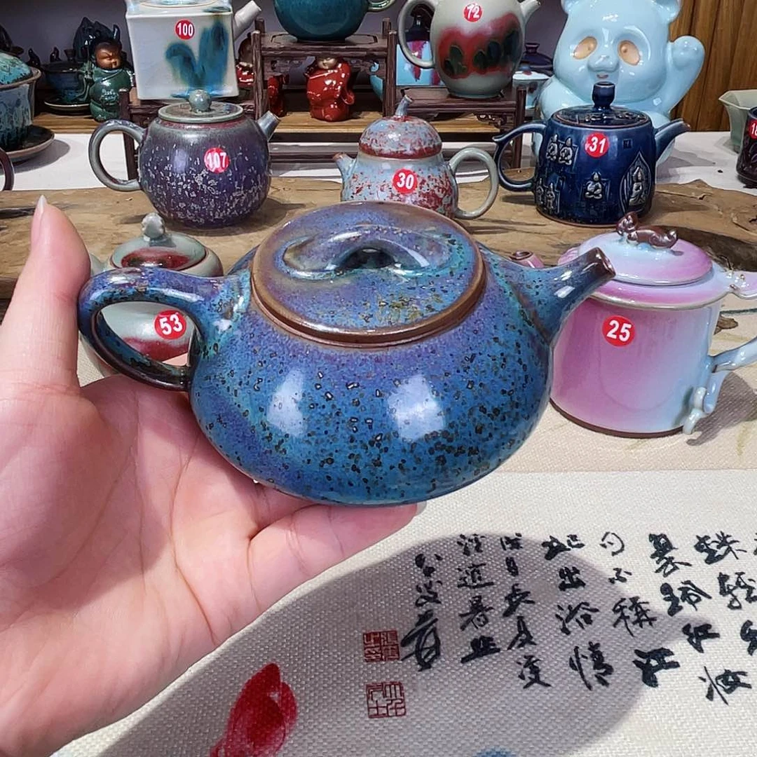 壶禹州钧瓷艺术作品