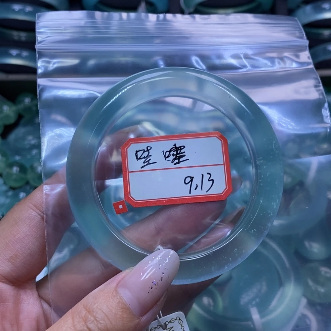 哇***）未镶嵌蛇纹石玉手镯
