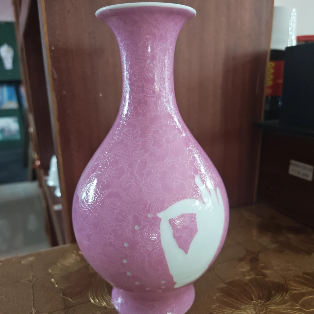 【景德镇】高温陶瓷，GWD佛手瓶