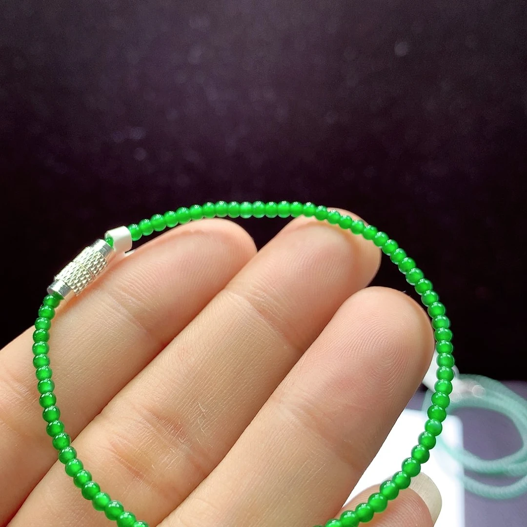 翡翠手链未镶嵌手链
