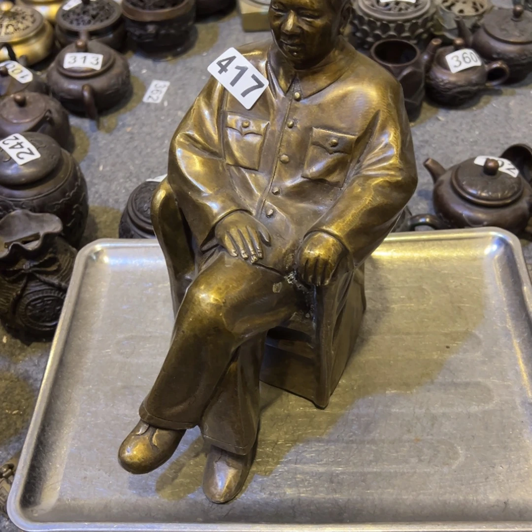 用***户黄铜摆件，文房摆件