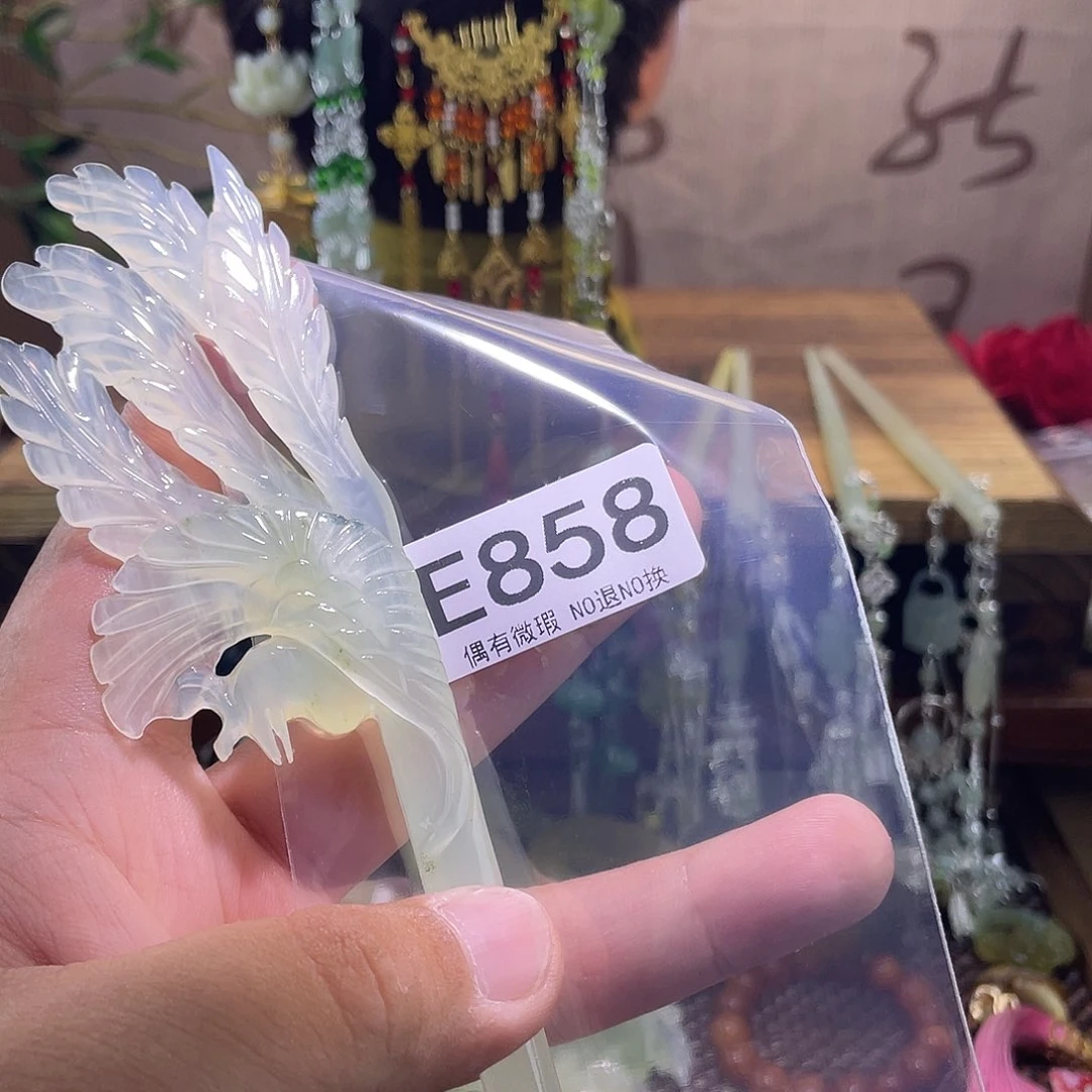 用***5蛇纹石玉未镶嵌发饰