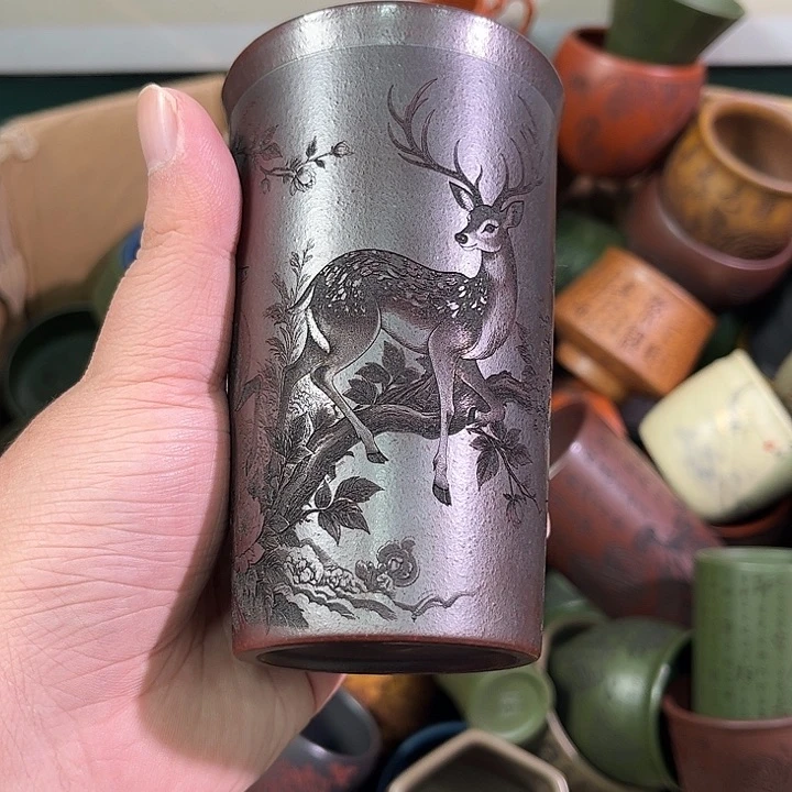 茶杯紫砂全手工紫砂主人杯