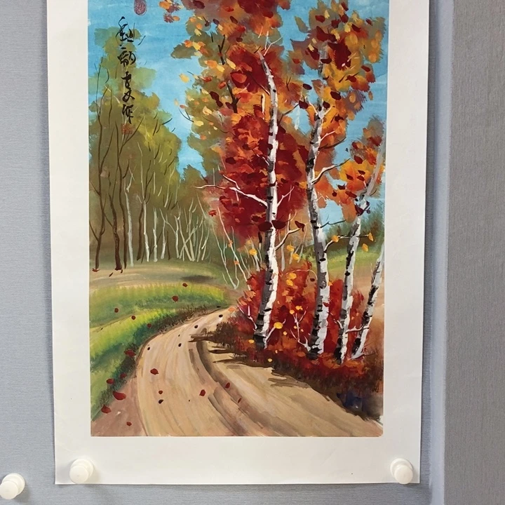 国画亲爱手绘原创