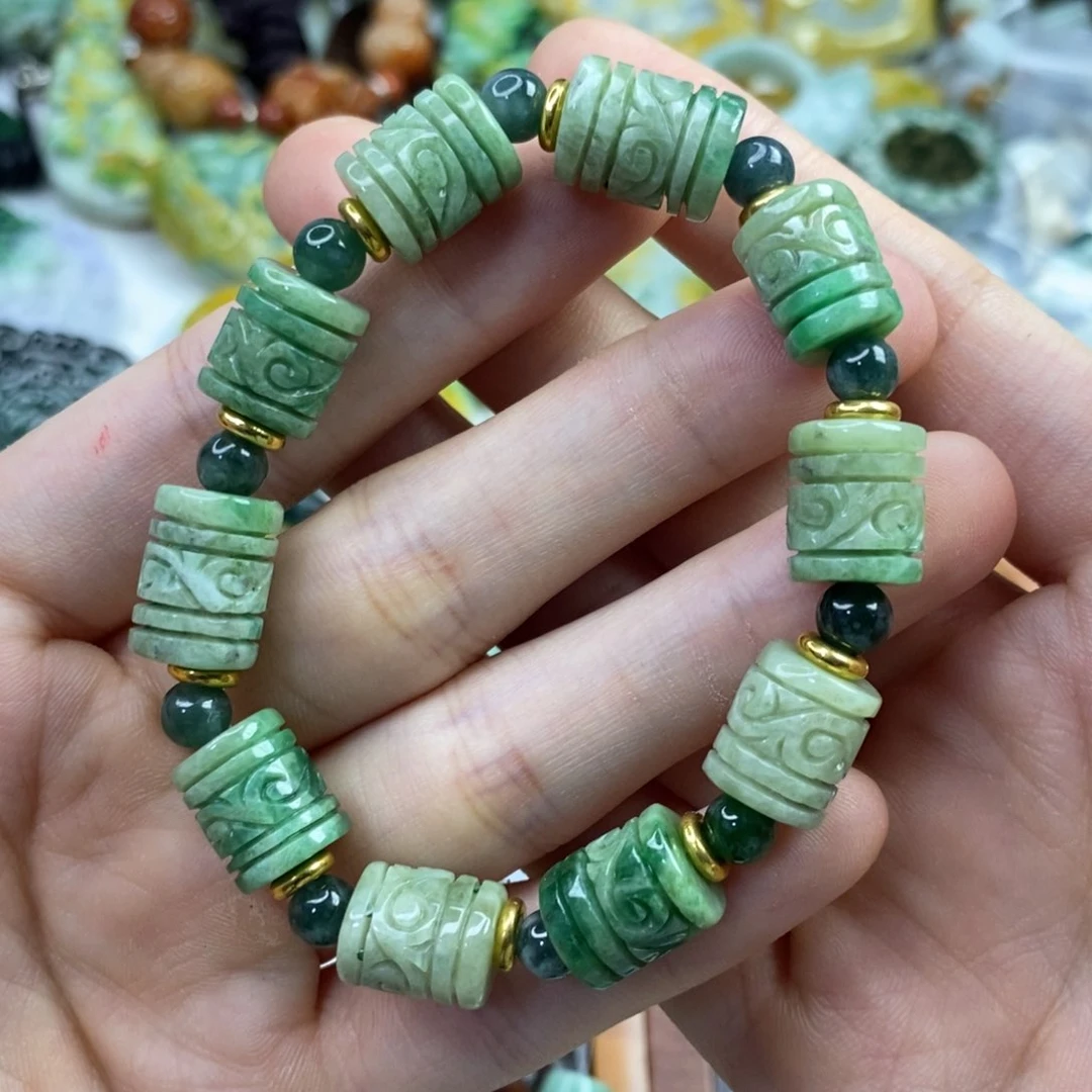 翡翠未镶嵌颈饰用****7