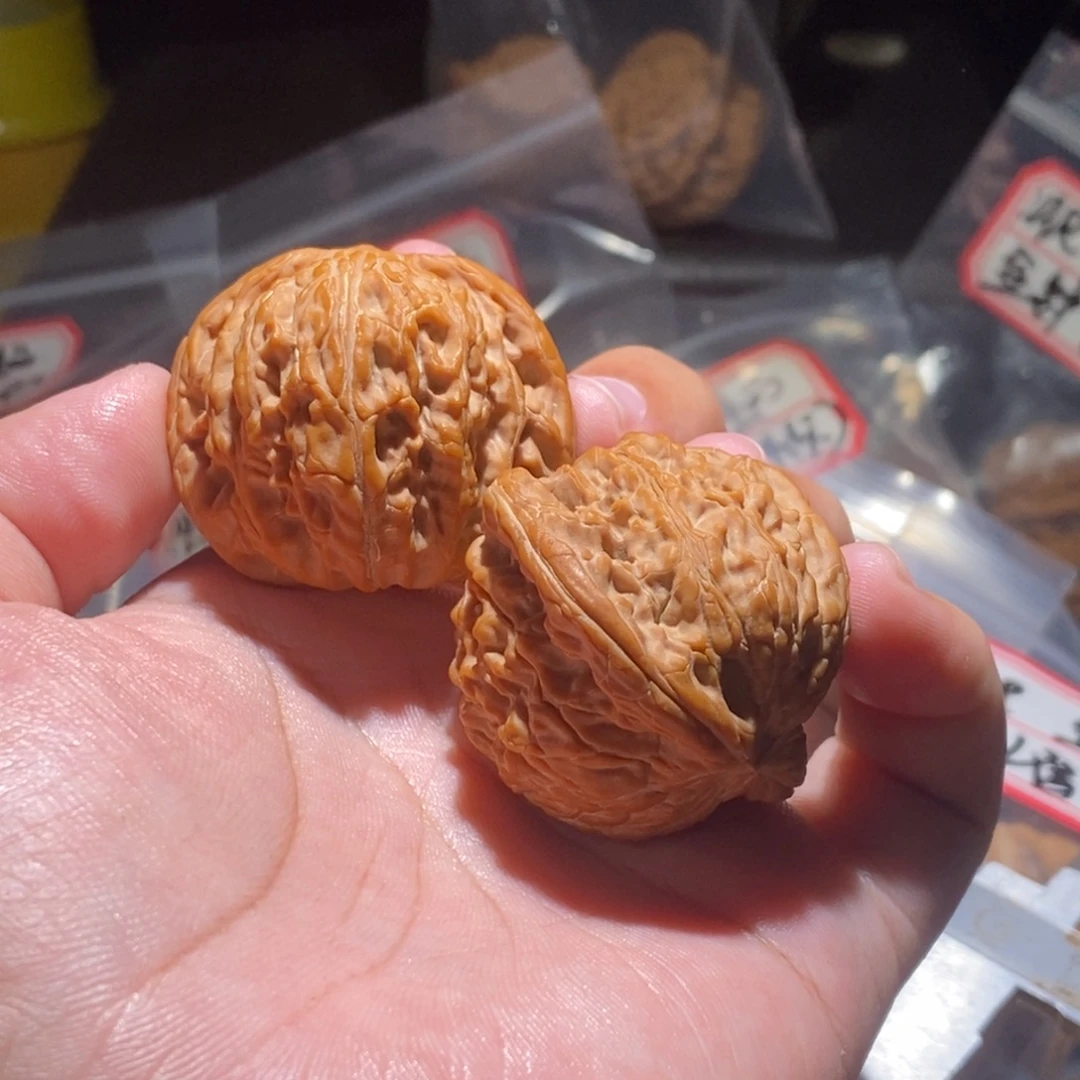 还***铁文玩核桃吊坠42全品磨