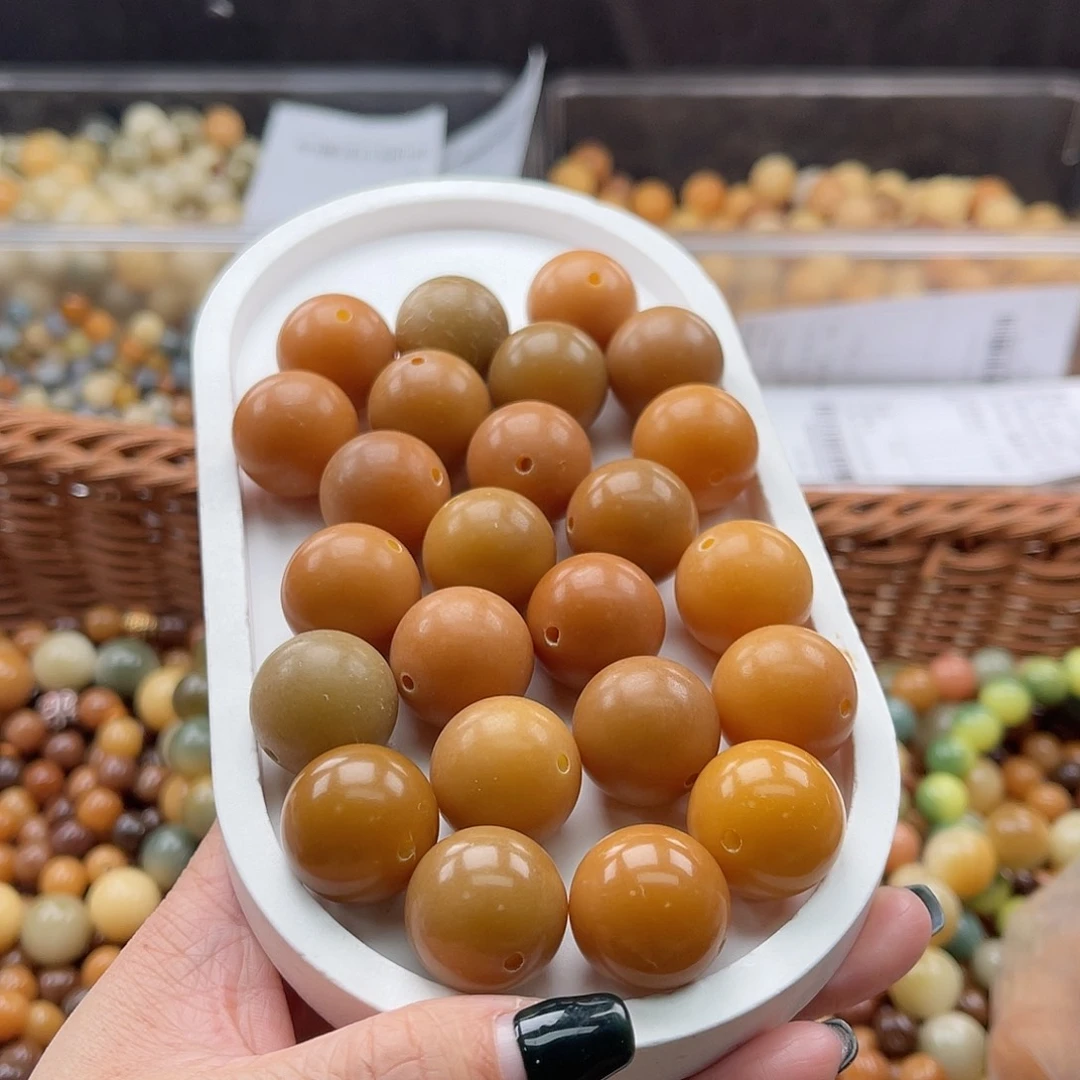 白玉菩提吊坠花****卜B/20mm/20颗瑕疵