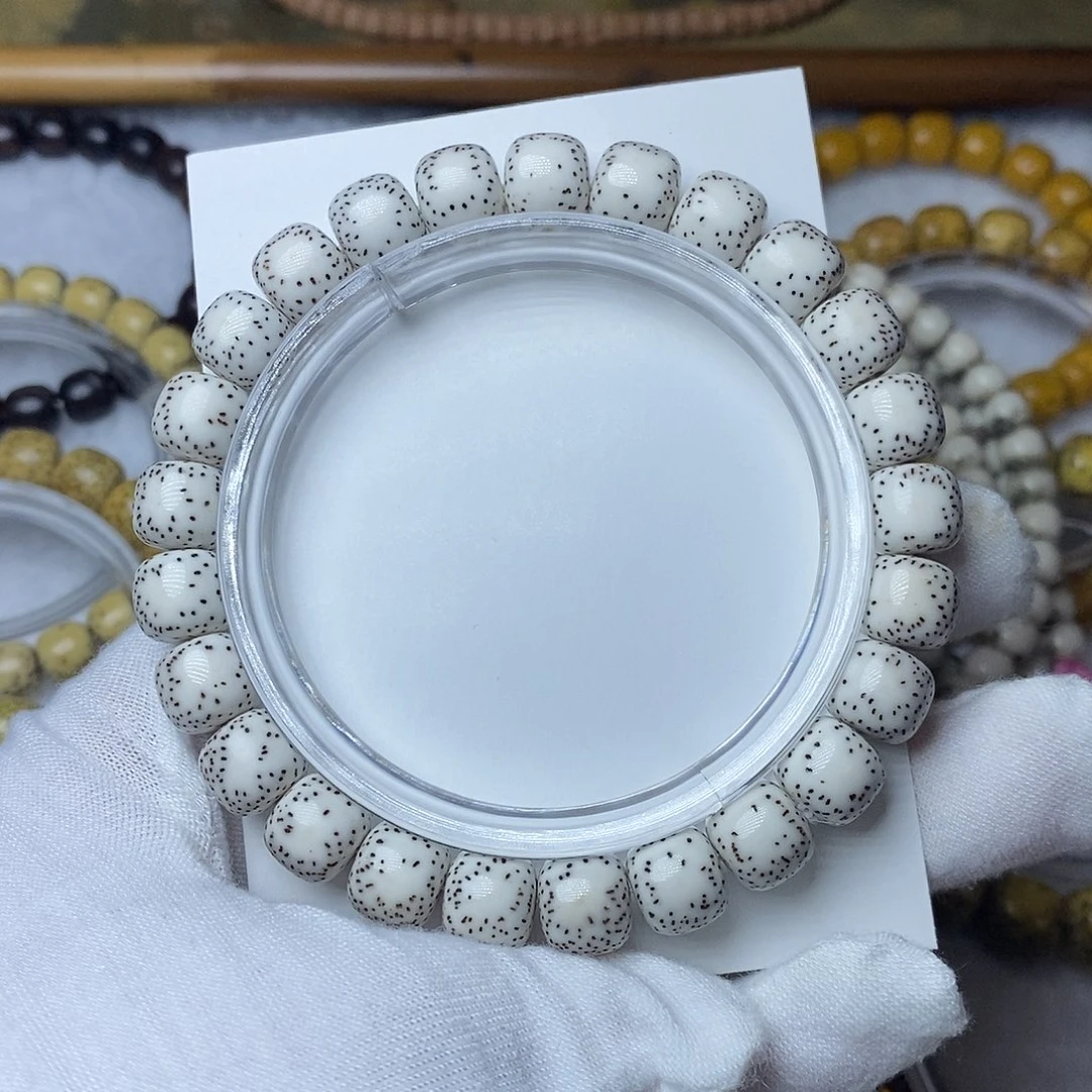 手串星月菩提9.5大留白火龙果