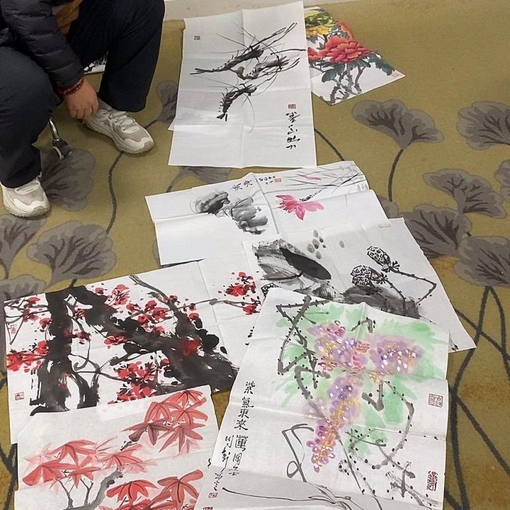 一***缘国画放漏回信手绘画芯