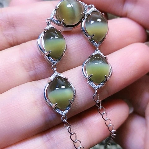 和田玉银S925镶嵌戒指