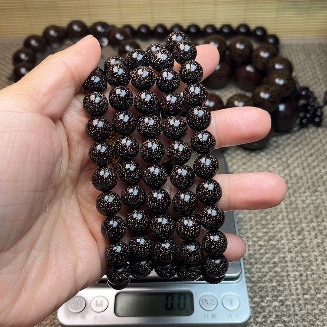 檀香紫檀（小叶紫檀）1.0 108颗 爆星