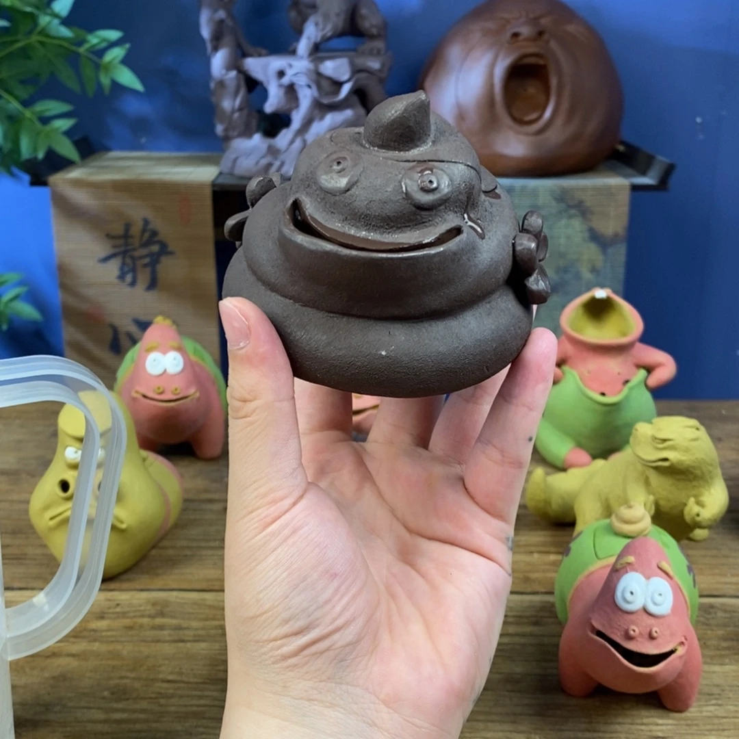 紫砂茶壶紫砂 粑粑壶
