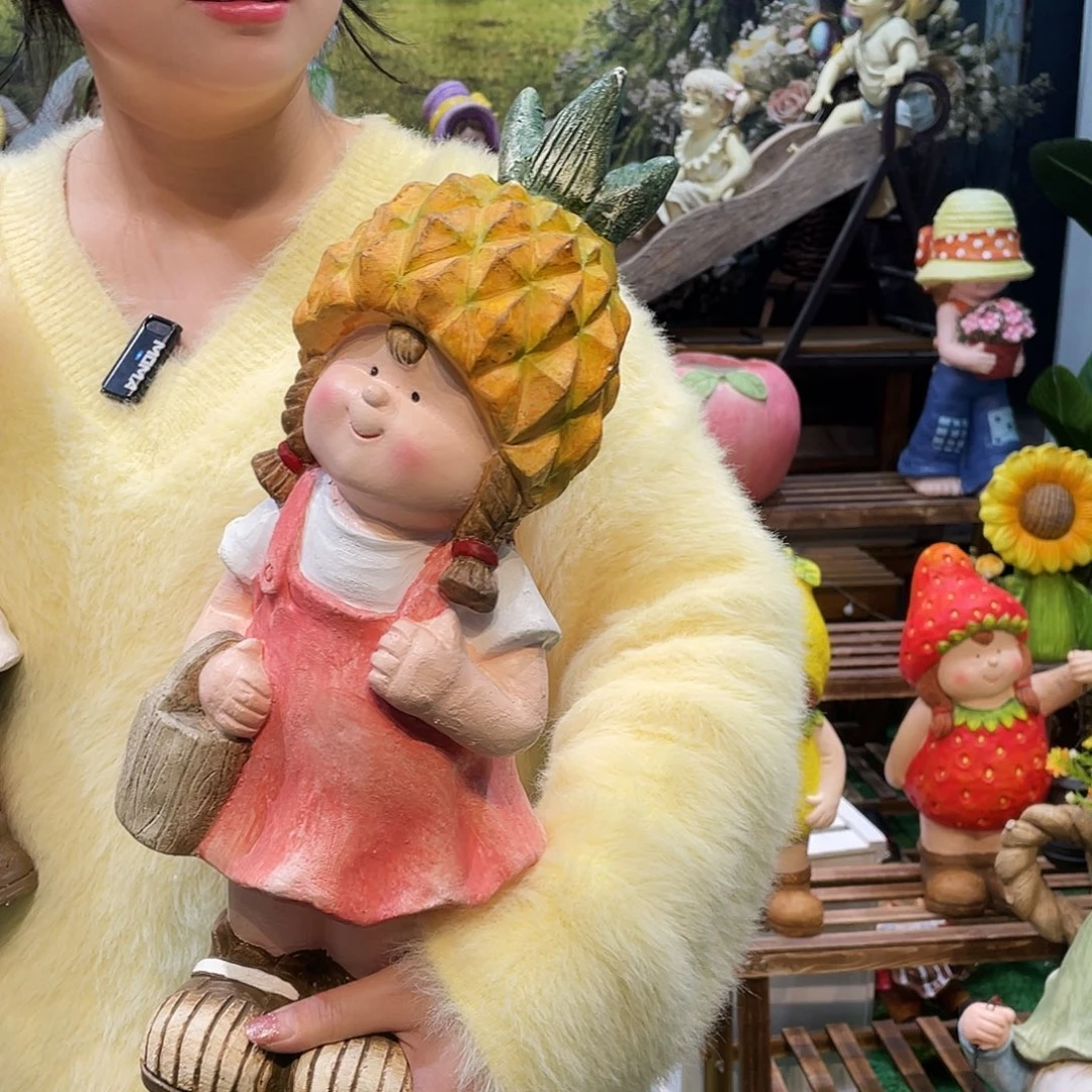 摆件花园摆件红红火火