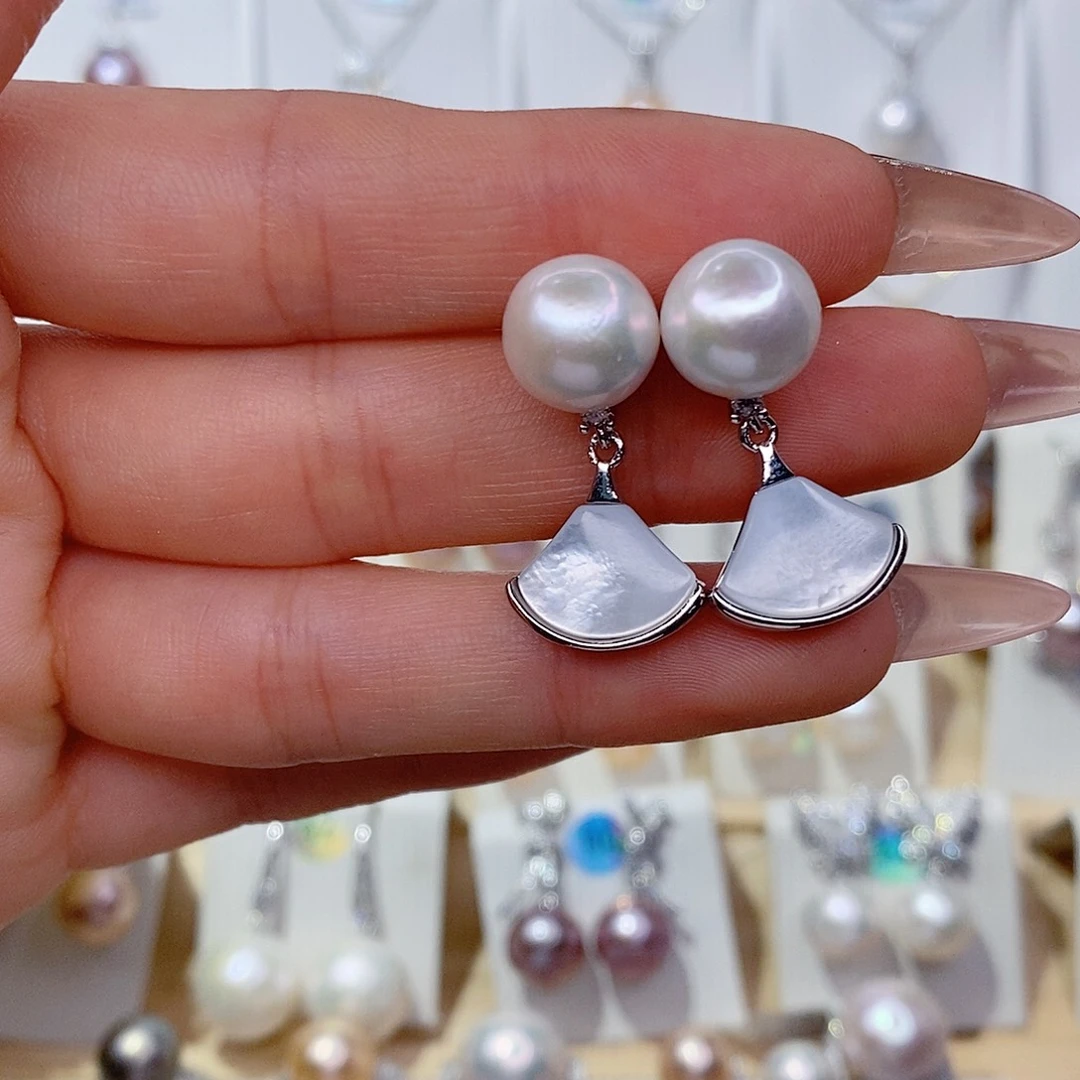 耳饰未镶嵌淡水珍珠