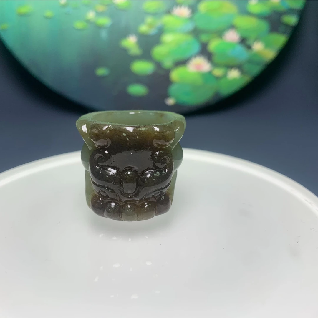 D003珠宝玉石精选和田玉扳指