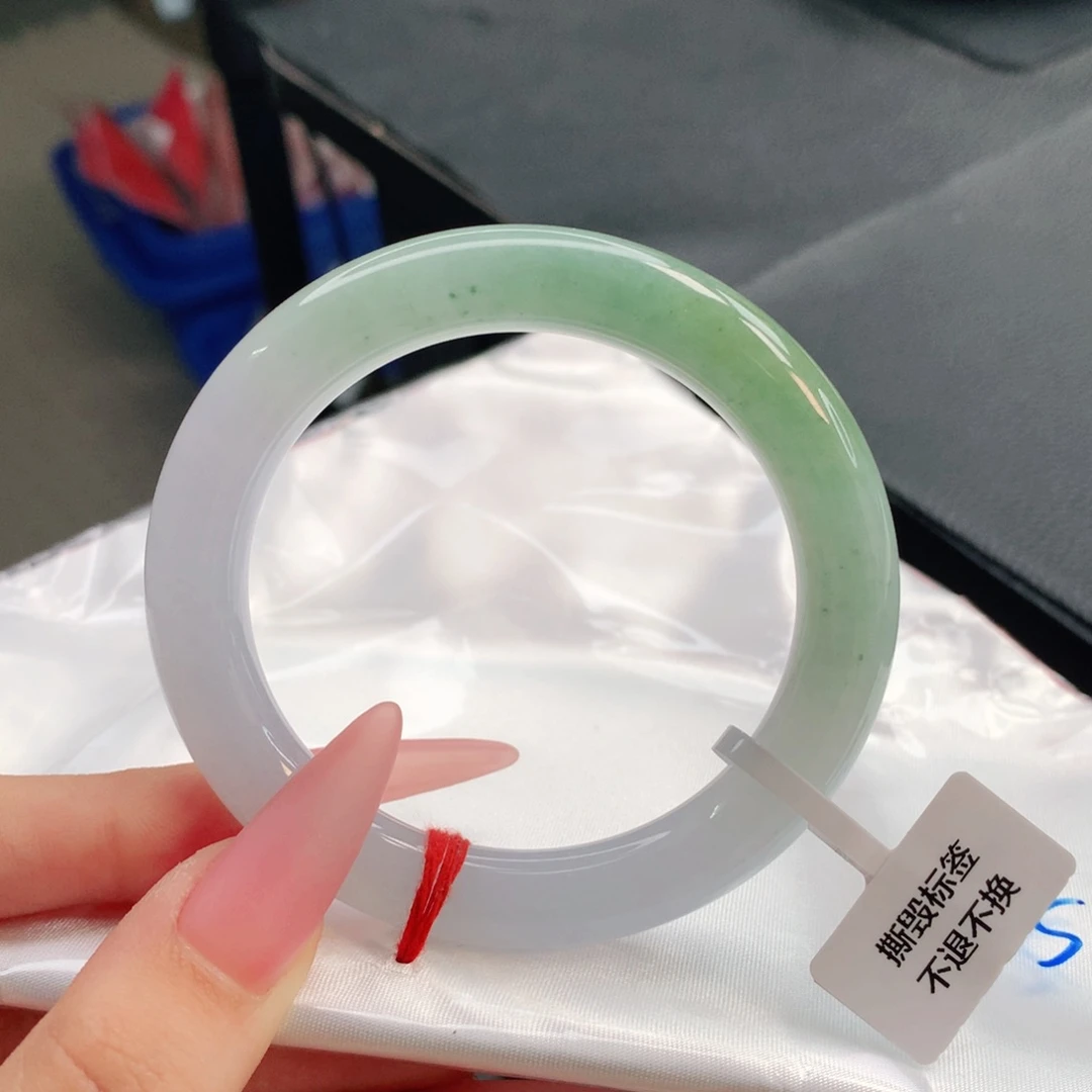 未镶嵌手镯翡翠圆条54