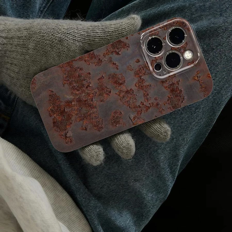 小众锈迹斑斑适用华为P80手机壳nova11/nova12活力版/hi畅享80潮