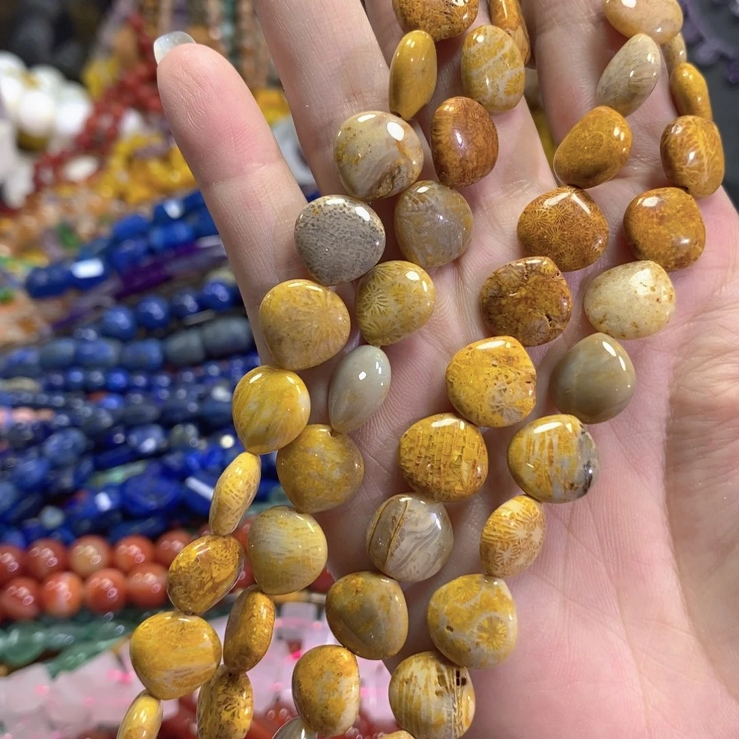 玛瑙/玉髓足银镀金镶嵌珠宝半成品菊花石一条卡13mm