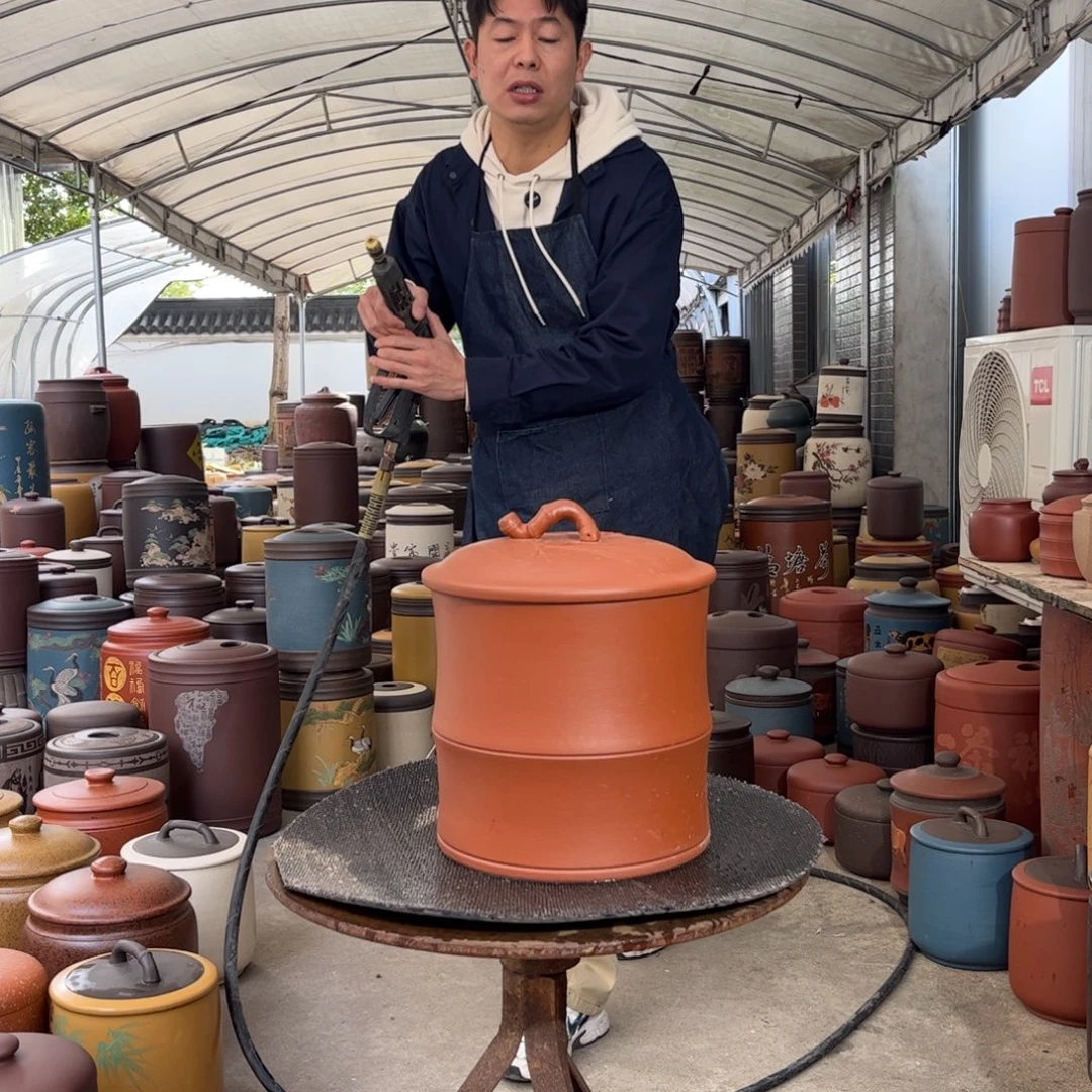 茶叶罐紫砂8 饼茶叶罐