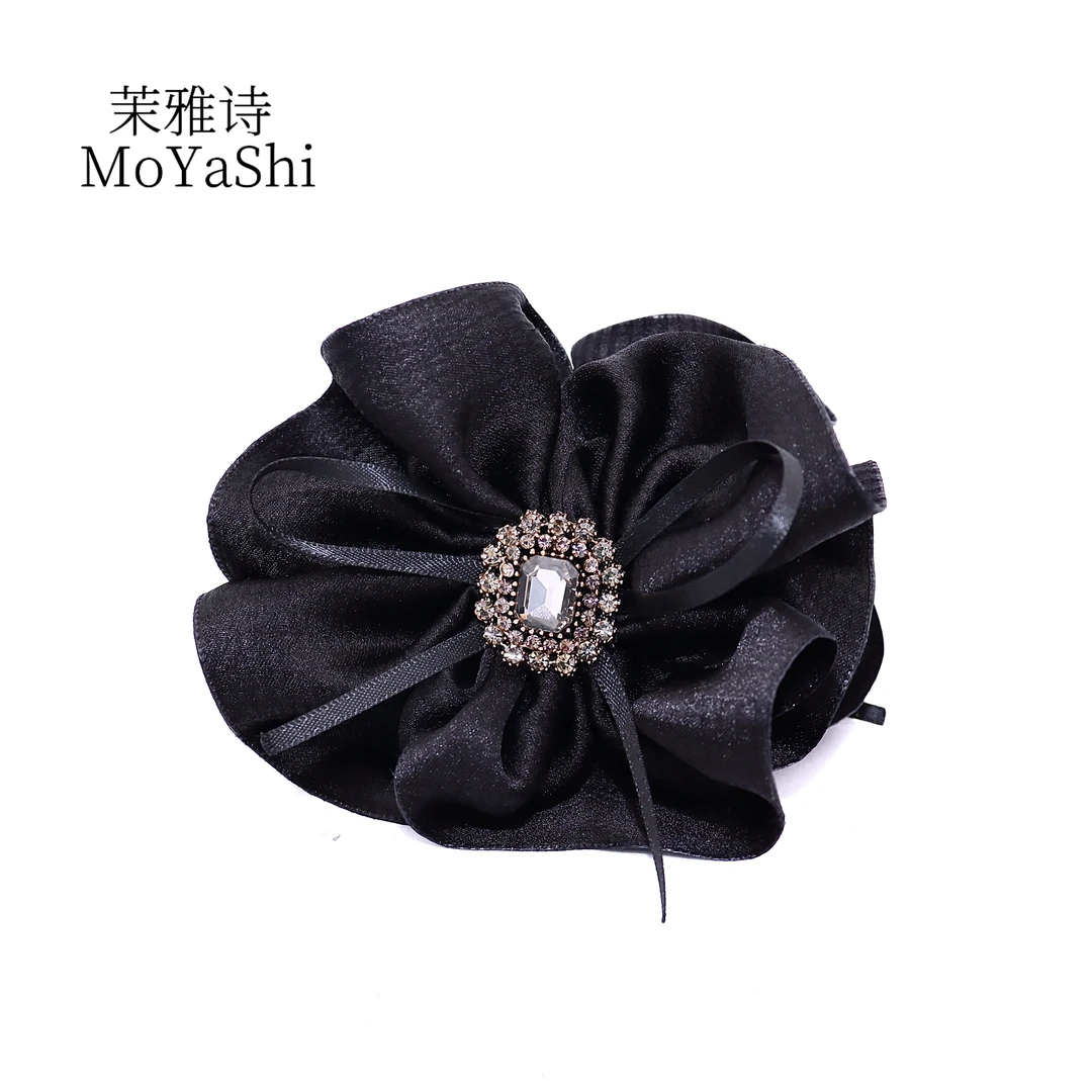 茉雅诗【芮琳】轻奢巴洛克风显发量缎面8cm丸子夹MY383