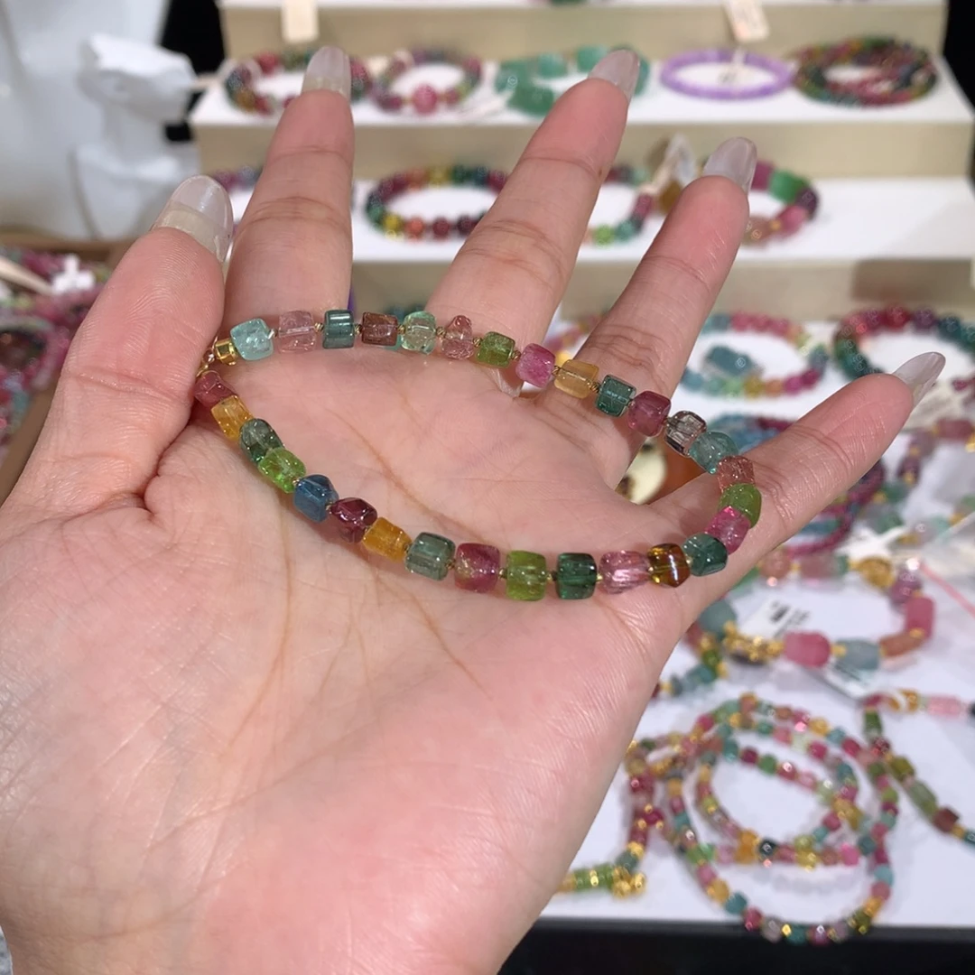 未镶嵌手串手链碧玺