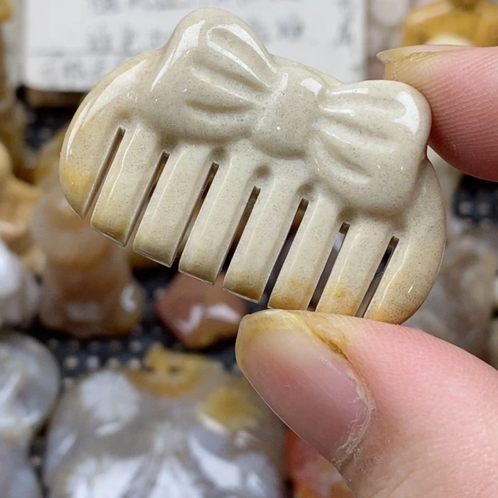 颈饰未镶嵌硅化珊瑚（珊瑚玉）小