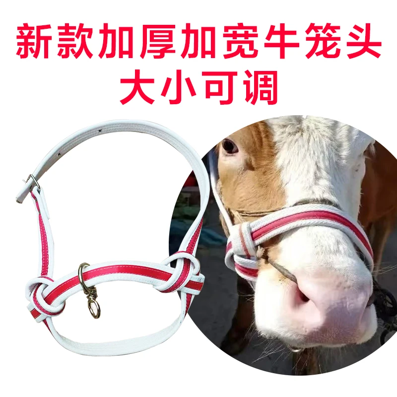牛笼头马笼头大小可调节消防带材质大牛牛龙套消防带牛绳子神器