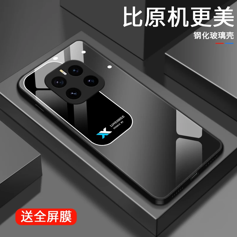 方块视窗适用荣耀GTPro手机壳荣耀X60GT玻璃壳新款限量全包防摔网