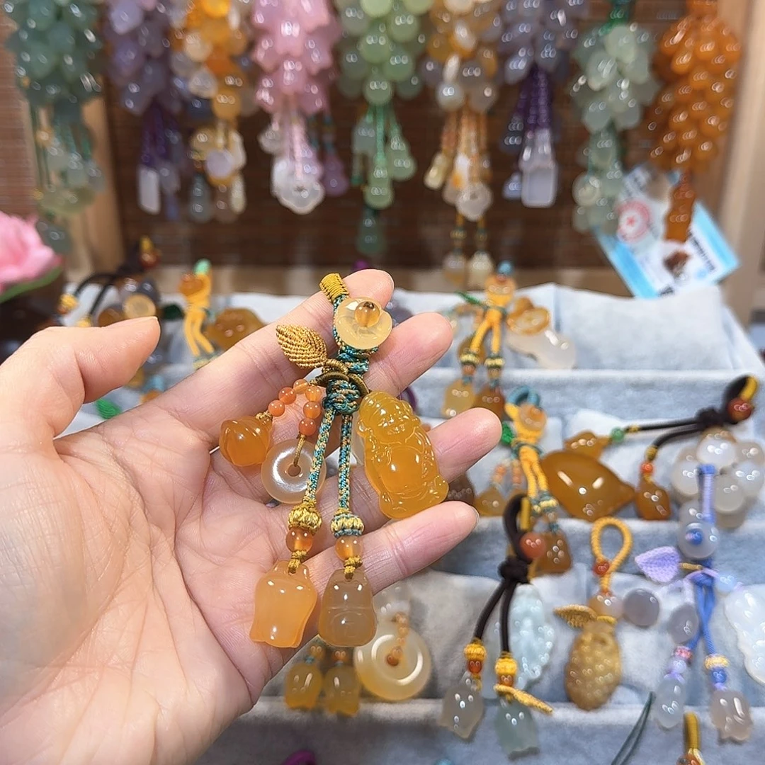 玛瑙/玉髓挂件未镶嵌